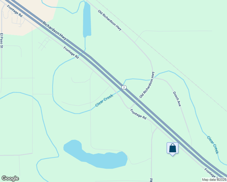 map of restaurants, bars, coffee shops, grocery stores, and more near Richardson Highway in North Pole