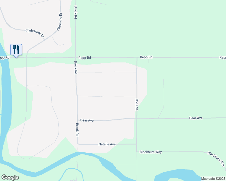 map of restaurants, bars, coffee shops, grocery stores, and more near 2710 Rainbow Trout Court in North Pole