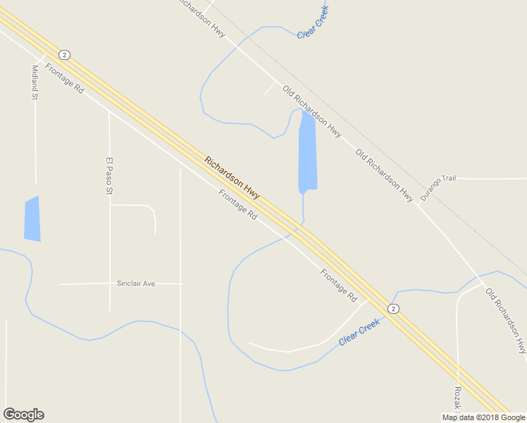 map of restaurants, bars, coffee shops, grocery stores, and more near Richardson Highway in North Pole