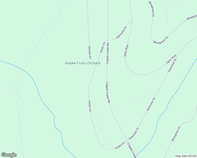 map of restaurants, bars, coffee shops, grocery stores, and more near 1682 Violin Circle in Fairbanks