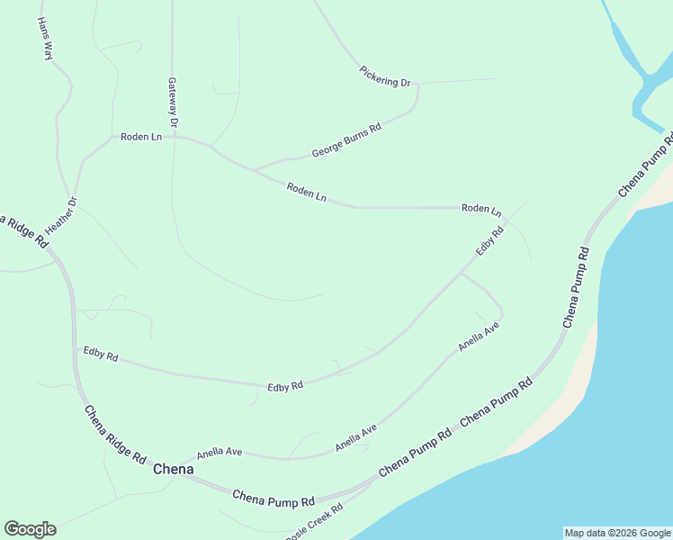 map of restaurants, bars, coffee shops, grocery stores, and more near 3217 Roden Lane in Fairbanks