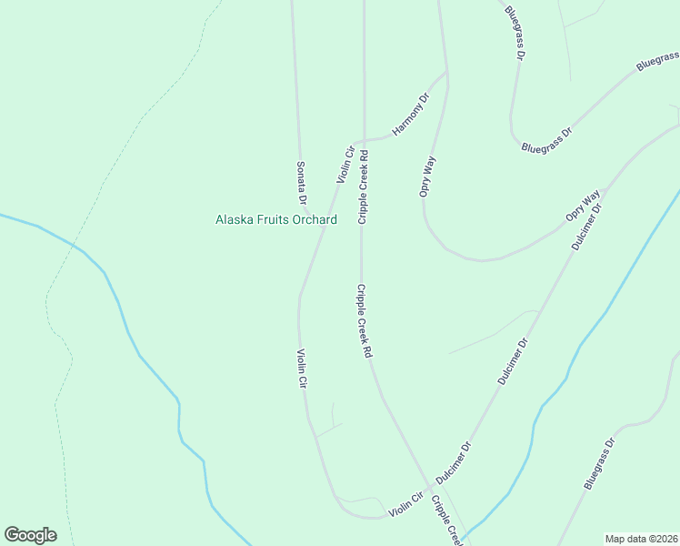 map of restaurants, bars, coffee shops, grocery stores, and more near 1682 Violin Circle in Fairbanks