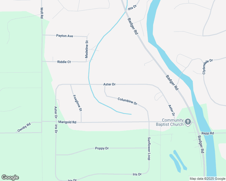 map of restaurants, bars, coffee shops, grocery stores, and more near 2424 Columbine Drive in North Pole