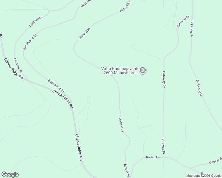 map of restaurants, bars, coffee shops, grocery stores, and more near 1547 Hans Way in Fairbanks