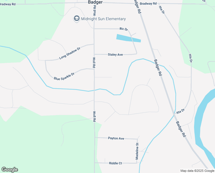 map of restaurants, bars, coffee shops, grocery stores, and more near 2370 Baby Bell Drive in North Pole
