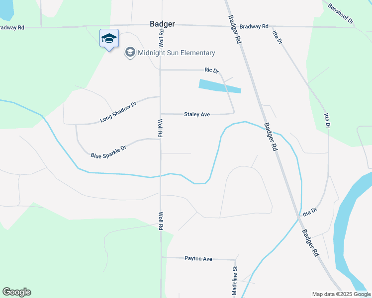map of restaurants, bars, coffee shops, grocery stores, and more near 2370 Dano Court in North Pole