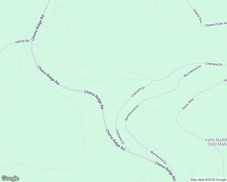 map of restaurants, bars, coffee shops, grocery stores, and more near 1442 Chena Ridge Road in Fairbanks