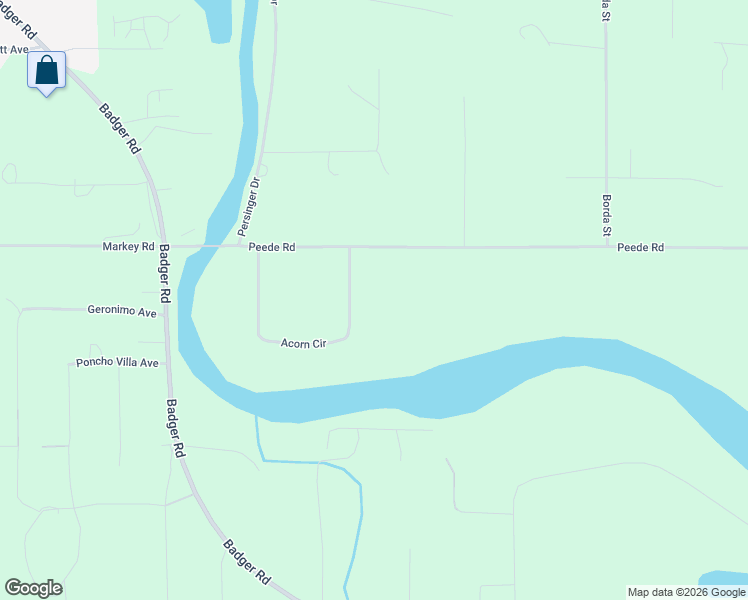 map of restaurants, bars, coffee shops, grocery stores, and more near 1171 Acorn Circle in North Pole