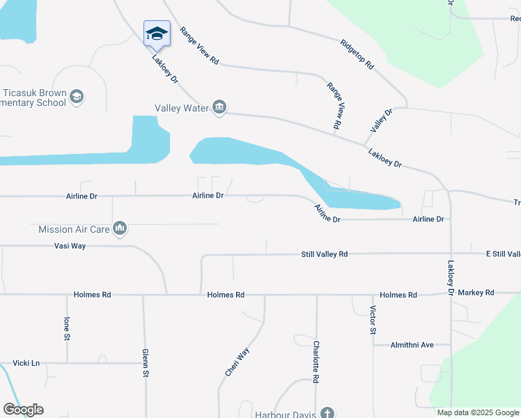 map of restaurants, bars, coffee shops, grocery stores, and more near 1265 Airline Drive in North Pole
