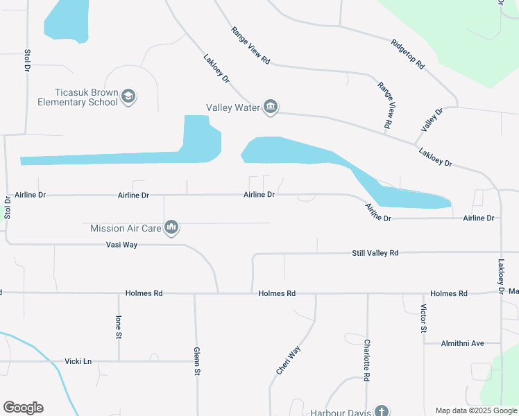 map of restaurants, bars, coffee shops, grocery stores, and more near 1235 Airline Drive in North Pole