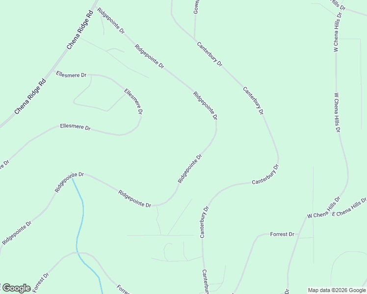 map of restaurants, bars, coffee shops, grocery stores, and more near 845 Ridgepointe Drive in Fairbanks