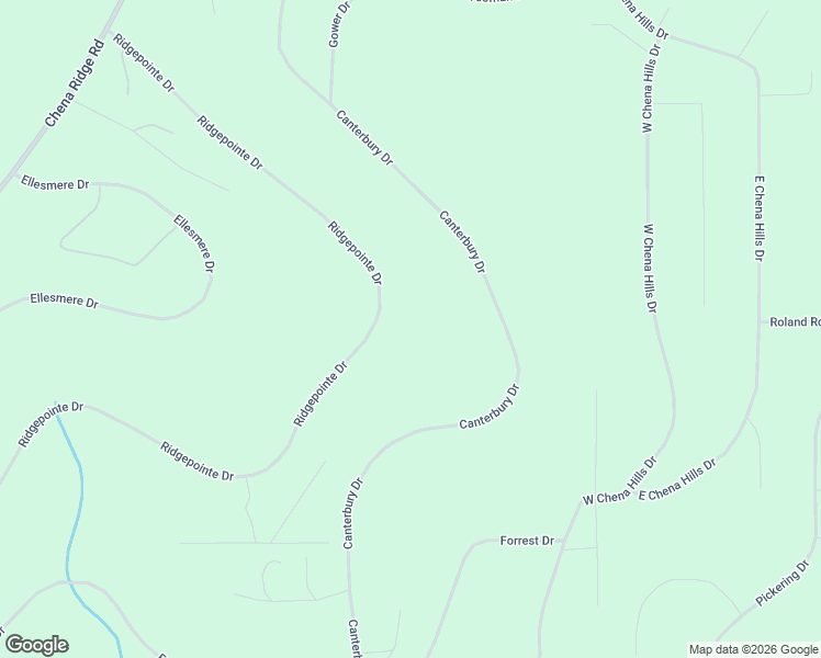 map of restaurants, bars, coffee shops, grocery stores, and more near 860 Ridgepointe Drive in Fairbanks
