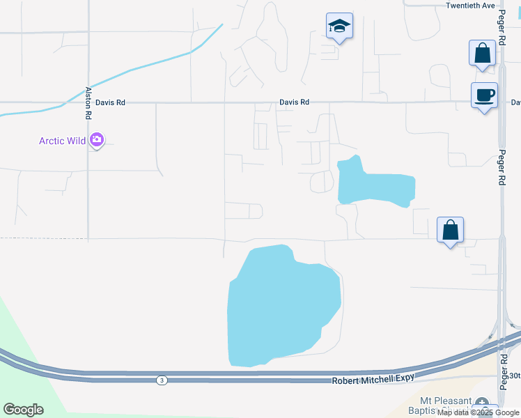 map of restaurants, bars, coffee shops, grocery stores, and more near 3010 Picket Place in Fairbanks