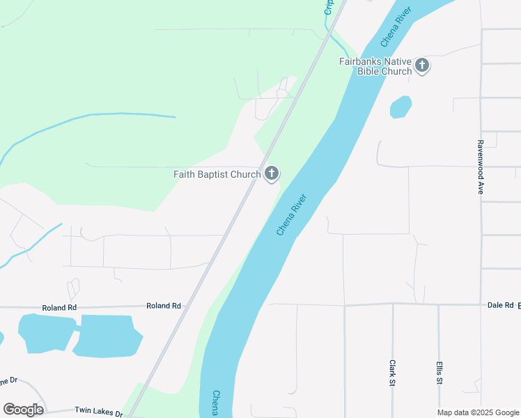 map of restaurants, bars, coffee shops, grocery stores, and more near 910 Chena Pump Road in Fairbanks