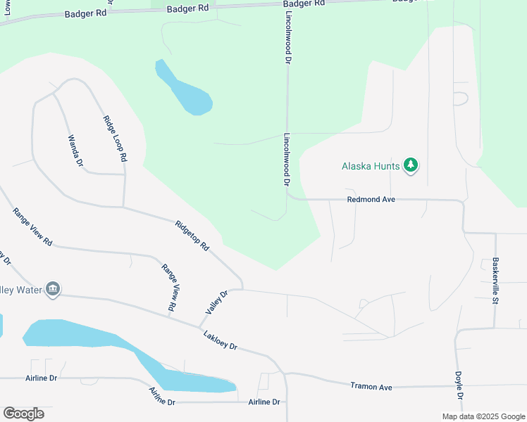 map of restaurants, bars, coffee shops, grocery stores, and more near 933 Lincolnwood Drive in North Pole