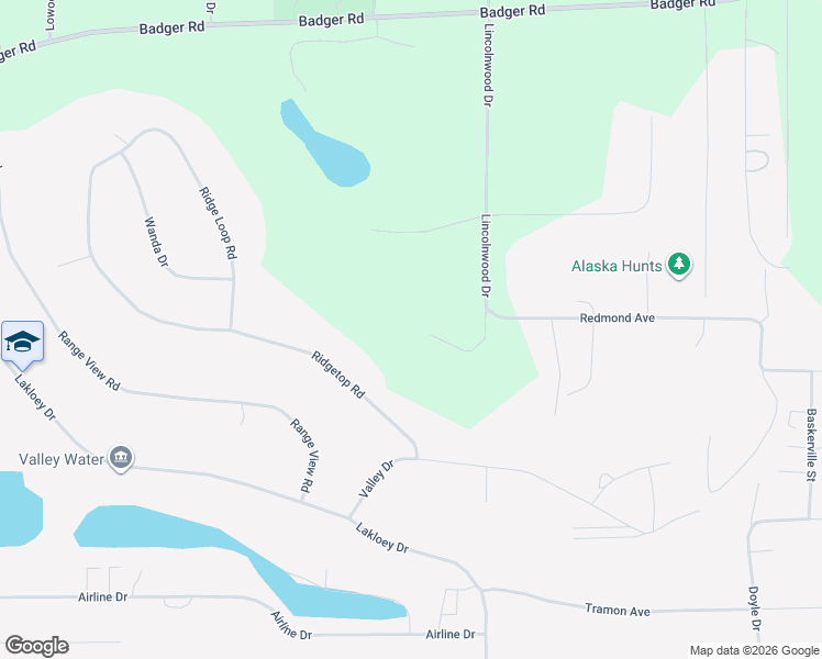 map of restaurants, bars, coffee shops, grocery stores, and more near 941 Lincolnwood Drive in North Pole