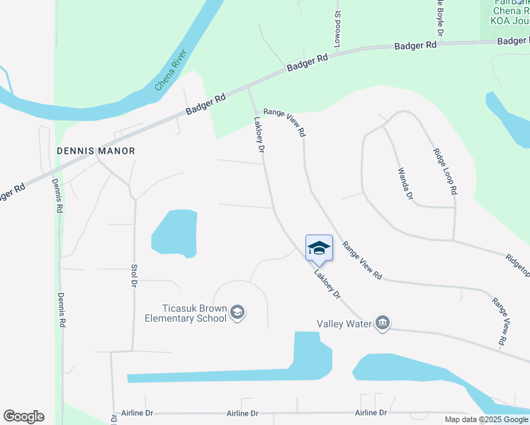 map of restaurants, bars, coffee shops, grocery stores, and more near 1175 Isabell Marie Court in North Pole