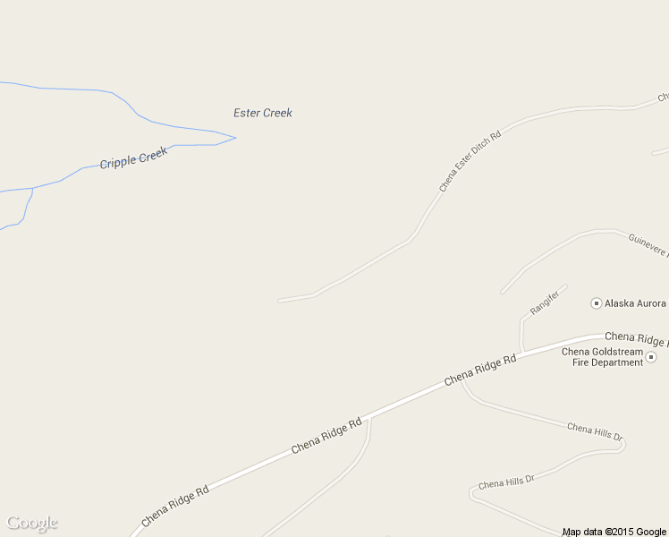 map of restaurants, bars, coffee shops, grocery stores, and more near 3040 Chena Ester Ditch Road in Fairbanks