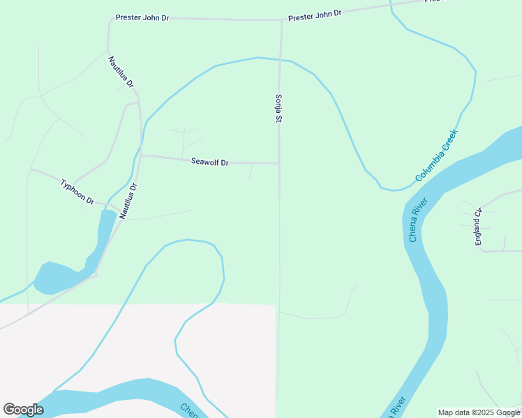 map of restaurants, bars, coffee shops, grocery stores, and more near 1005 Seawolf Drive in North Pole