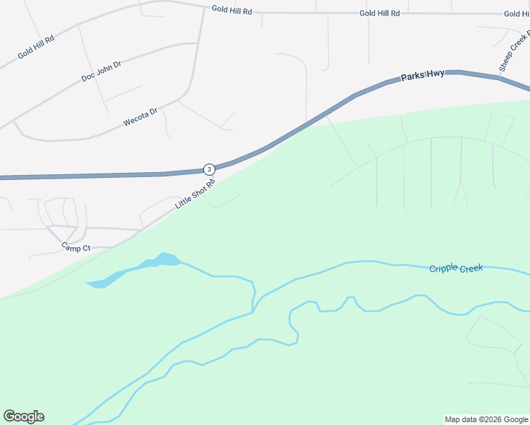map of restaurants, bars, coffee shops, grocery stores, and more near 2565 Maria Street in Fairbanks