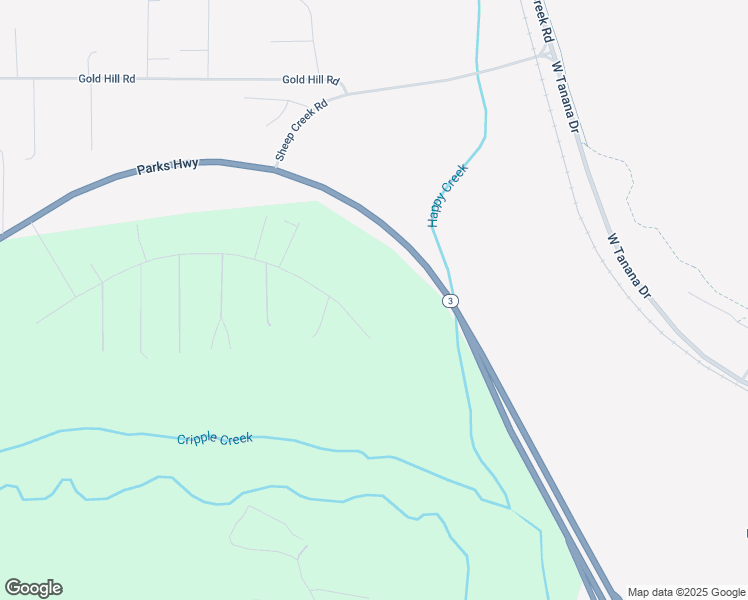 map of restaurants, bars, coffee shops, grocery stores, and more near 2300 Maria Street in Fairbanks