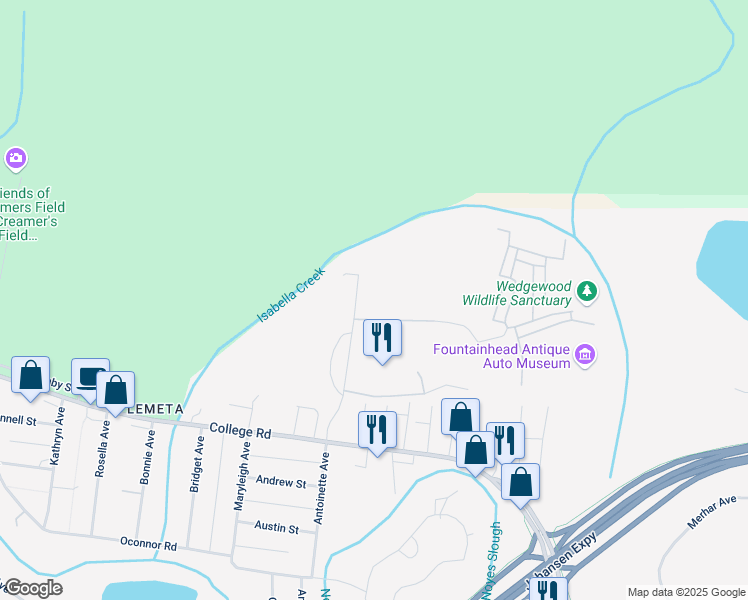 map of restaurants, bars, coffee shops, grocery stores, and more near 300 Wedgewood Drive in Fairbanks