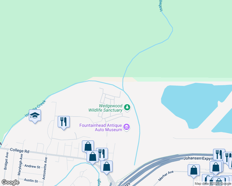 map of restaurants, bars, coffee shops, grocery stores, and more near 318 Wedgewood Drive in Fairbanks