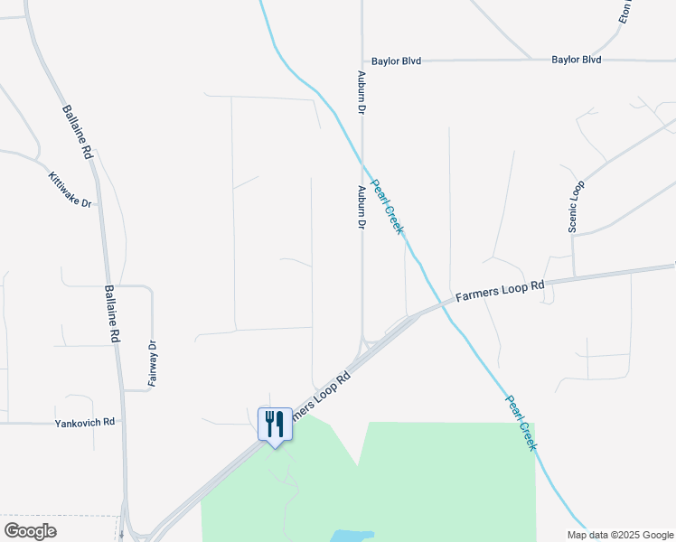 map of restaurants, bars, coffee shops, grocery stores, and more near 486 Sun Way in Fairbanks