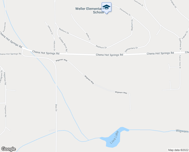 map of restaurants, bars, coffee shops, grocery stores, and more near 552 Wigwam Way in Fairbanks