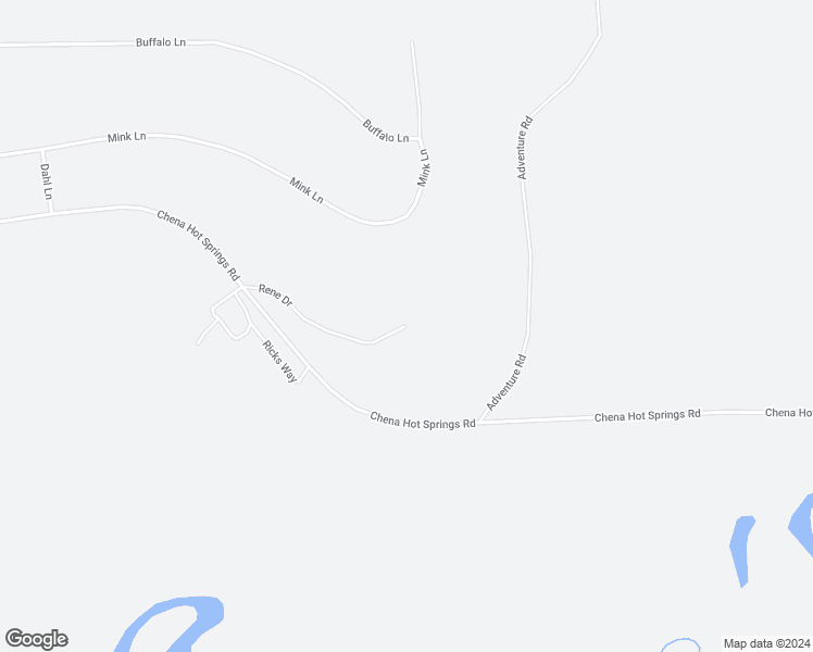 map of restaurants, bars, coffee shops, grocery stores, and more near 3530 Rene Drive in Fairbanks