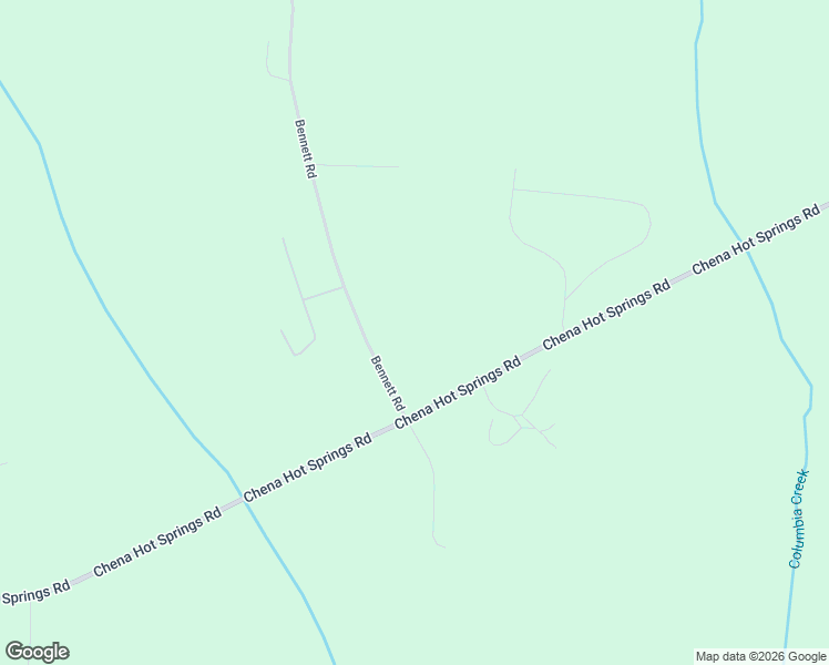 map of restaurants, bars, coffee shops, grocery stores, and more near 720 Bennett Road in Fairbanks