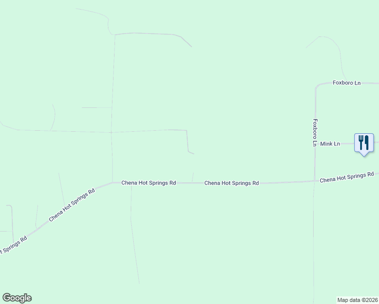 map of restaurants, bars, coffee shops, grocery stores, and more near 3216 Chena Hot Springs Road in Fairbanks
