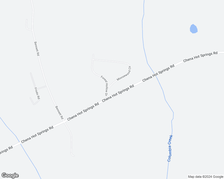 map of restaurants, bars, coffee shops, grocery stores, and more near 800 Moosewood Circle in Fairbanks