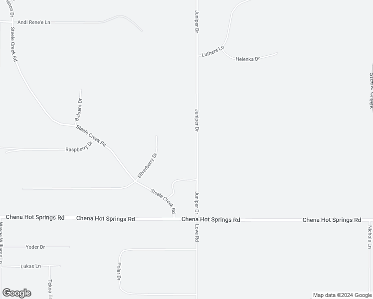 map of restaurants, bars, coffee shops, grocery stores, and more near 783 Juniper Drive in Fairbanks
