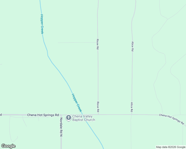 map of restaurants, bars, coffee shops, grocery stores, and more near 805 Risse Road in Fairbanks