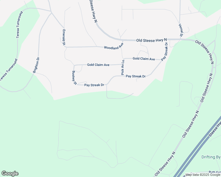 map of restaurants, bars, coffee shops, grocery stores, and more near 319 Pay Streak Drive in Fairbanks