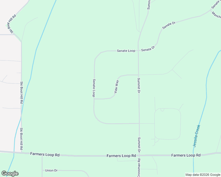 map of restaurants, bars, coffee shops, grocery stores, and more near 934 Vide Way in Fairbanks