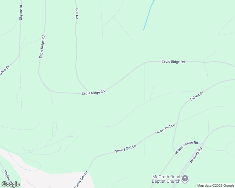 map of restaurants, bars, coffee shops, grocery stores, and more near 299 Eagle Ridge Road in Fairbanks