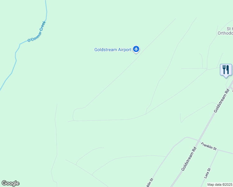 map of restaurants, bars, coffee shops, grocery stores, and more near 1630 Skyflight Avenue in Fairbanks