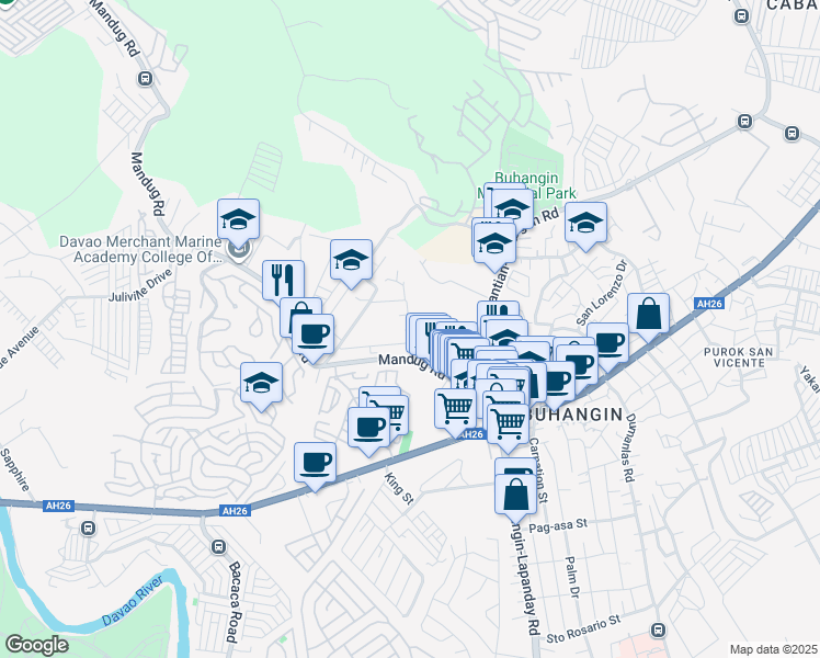 Buhangin Davao City Map Pioneer Village Gate 1, Davao City Davao Region - Walk Score
