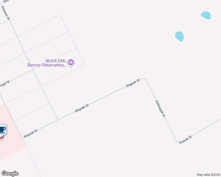 map of restaurants, bars, coffee shops, grocery stores, and more near 10110 Ahgeak Street in Utqiagvik