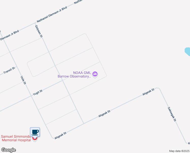 map of restaurants, bars, coffee shops, grocery stores, and more near 8434 Sanatu Street in Utqiagvik